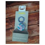 Heyday Disco Ball Apple AirTag Keychain Holder - Retail: $12