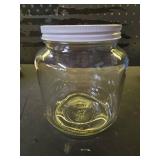 Half Gallon Glass Large Mason Jar Wide Mouth with Airtight Metal Lid - 12 Gallon (64oz) Capacity - Pickling, Storing and Canning- BPA-Free Dishwasher Safe- By Kitchentoolz - Made in USA - Retail: $22