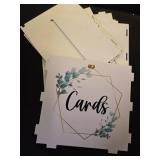 HYMENEX Wedding Card Box, Wedding Card Box with Lock Card Holder for Wedding Reception Anniversary Party Graduation Birthday Baby Shower Decorations (White) - Retail: $22