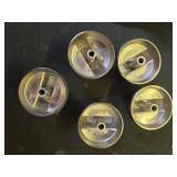 [Upgraded] Full Real Metal DG64-00473B Black Long Lasting Range Oven Stove Knobs 5 Pack Top Burner Control Dial Knob Oven Replacement Compatible with Sam-Sung Range Oven - Retail: $10,272