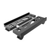 Adjustable Mobile CPU Stand, Ventilated Computer Tower Stand with 4 Caster Wheels Fits Most PC Tower, Under Desk CPU Holder PC Floor Cart Computer Riser for Gamers and Students (Black) - Retail: $18