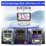 Inefala 2+64G Radio for Kia Sportage 2004-2009 Auto AC Car Stereo Android 13 9ftft Touch Screen CarPlay Android Auto, AHD Backup Camera, Bluetooth, GPS, WiFi, DSP - Retail: $3,502