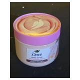 Dove Himalayan Salt and Rose Oil Body Scrub Exfoliates and Deeply Nourishes for Smooth, Radiant Skin 15 oz - Retail: $8