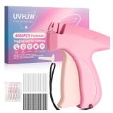 Stitch Gun for Clothes, Mini Stitchy Sewing Gun, Handheld Tagging Gun for Quick Clothing Fixer, Includes 6 Needles, 2000 Black Fasteners, 2000 White Fasteners - Retail: $20