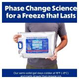 Cooler Shock Reusable Ice Packs for Cooler - Long-Lasting Freezer Packs with Built-in Handle - Large Cooler Size, Pack of 3 - Retail: $35