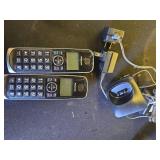 Panasonic Link2Cell Bluetooth DECT 6.0 Expandable Cordless Phone System with Answering Machine and Call Blocking - 2 Handsets - KX-TGE663B (Black) - Retail: $130