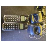 Panasonic Link2Cell Bluetooth DECT 6.0 Expandable Cordless Phone System with Answering Machine and Call Blocking - 2 Handsets - KX-TGE663B (Black) - Retail: $130