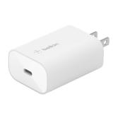 Belkin USB C Charger Block 25W - Power Delivery PPS Super Fast Charging - Apple iPhone 17, Air, Pro, AirPods, Samsung Galaxy S25, iPad, AirPods, Google Pixel 10, Nintendo Switch 2 and More - White - R