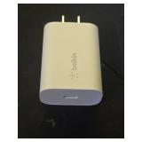 Belkin USB C Charger Block 25W - Power Delivery PPS Super Fast Charging - Apple iPhone 17, Air, Pro, AirPods, Samsung Galaxy S25, iPad, AirPods, Google Pixel 10, Nintendo Switch 2 and More - White - R