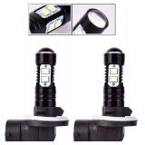 JahyShow 50W Super Bright 881, 889, 862, 886, 894, 896, 898 10 LED Fog Light Bulbs 881 DRL Lights Daytime Runnig Lights, 6500K Cool White 2 Pack - Retail: $12
