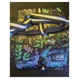 VLM Lunch Box for Women, Insulated Lunch Bag Women with Adjustable Shoulder Strap, Cute Lunch Tote Bag for Work,Picnic,Camping (Green Floral, Small) - Retail: $9
