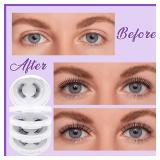 4-Pairs Magnetic Eyelashes Kit with Applicator: Wendy Natural Reusable False Lash Soft Waterproof False Lash No Glue Needed, 079+B01 - Retail: $424