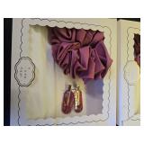 2 Sets Satin Headwrap Hair Twister and Clip Set 4pc - A New Day WhitePink - Retail: $10