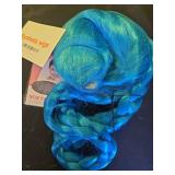 LeMarnia Blue Braid Cosplay Wigs for Women and Girls Long Straight Wig Halloween Costume Anime Party Wig - Retail: $30
