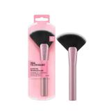 Real Techniques Extra Big Finishing Brush, Large Makeup Brush For Powder Bronzer, Highlight, and Contour, XL Oversized Fan Brush For Quick Application, Cruelty-Free, Synthetic Bristles, 1 Count - Reta