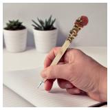 Ciieeo 1 skull pen pens for christmas decor the office decor pirate party sign in pen holiday party ballpoint pen Office Stationeries Writing Pens Pens - Retail: $13