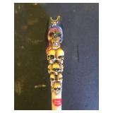 Ciieeo 1 skull pen pens for christmas decor the office decor pirate party sign in pen holiday party ballpoint pen Office Stationeries Writing Pens Pens - Retail: $13
