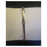 Avery Economy Showcase View 3 Ring Binder, 1.5\ Slant Rings, 375-Sheet Capacity, 2.1 Inch Wide Spine, Great for Home, School Supplies, Office, or Organization Needs, 1 White Binder (19651) - Retail: $