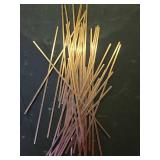 Tandefio 40 Sticks Brazing Rods AWS BCup-5 15% Silver Solder Phos Copper Brazing Alloys Flat Welding Rods Industry 0.050\x18\inx10\in for Air Conditioning Refrigerator Cold Storage HVAC Units FEW BROK