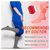 Iseasoo 4 Pairs Compression Socks for Women Circulation-Best Support for Nurses,Running,Athletic,Travel L-XL - Retail: $11