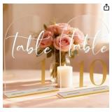 Acrylic Wedding Table Numbers 1-10 -