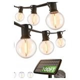 100ft Solar String Lights with Remote - Retail: $25