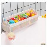 Mesh bath toy storage - Retail: $18