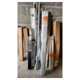 Lot of Window Blinds, Curtain Rods, Tension Rods