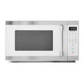 Hamilton Beach 1.1 Cu ft Countertop Microwave Oven  White and Stainless Steel