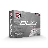 Wilson Staff Duo Soft+ Golf Balls  12-Pack  White