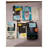Lot of 6 mixed phone cases
