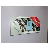 Mm Rectangular Reading Glasses, 3 Pack, 2.0