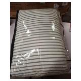Home Expressions Intellifresh - Antimicrobial Treated Heathered Stripe Reversible Comforter ONLY