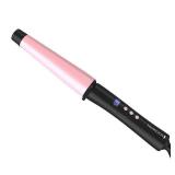 Remington CI9538 Pro 1 -1.5  Pearl Ceramic Conical Curling Wand  Digital Controls + 10 Heat Settings  Black/Pink (powers on, gets hot)
