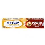 Poligrip Power Hold Plus Seal Denture Cream  Flavor Free - 2.2 oz