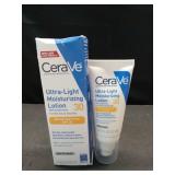 CeraVe Ultra-Light Moisturizing Lotion With SPF 30, Daily Face Moisturizer with SPF, Formulated with Hyaluronic Acid & Ceramides, Broad Spectrum SPF, Oil Free, Matte Finish, 1.7 Ounce - Retail: $15