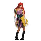 Adult Disney the Nightmare Before Christmas Sally Deluxe Halloween Costume Dress S