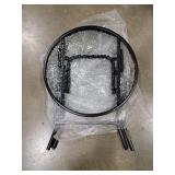 Folding Tempered Glass Outdoor Side Table Patio Bistro Coffee Table - Retail - $33