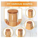 24 Pcs Chair Leg Floor Protectors for Hardwood Floors Silicone Covers to Protect Wood Tile Floors Felt Pads Furniture Leg Caps Anti-Scratch Reduce Noise (Fit:1.3"-2")