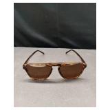 ANDWOOD Square Aviator Sunglasses Polarized Mens Womens UV Protection Sun glasses Tortoise Shades