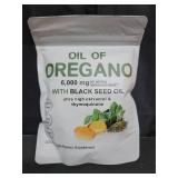 J-PRQ Oil of Oregano Softgels, 300 Count Organic Oregano Oil Supplement Capsules, Non-GMO, 6000 mg Oregano Oil and 200 mg Black Seed Oil