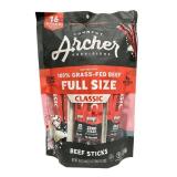 Archer 100% Grass-Fed Beef Sticks, CLASSIC, Full Size 1oz (16Pack)(Total 16oz) - Retail: $30