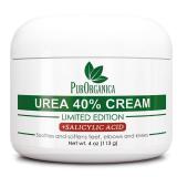 Urea 40% Cream Plus Salicylic Acid - Limited Edition - Foot Cream for Thick, Cracked, Rough, Dead & Dry Skin Corn and Callus Remover Toenail Softener, Moisturizer For Feet Hands and Knees, 4oz