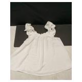 KFUBUO Womens Pajamas Set 2 Piece Ruffle Pj Soft Tank Top and Shorts Sleepwear Set Bridal Pajama for Women Set White Size- Medium