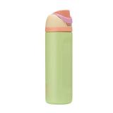 Owala 24oz FreeSip Stainless Steel Water Bottle - Lime Light: Insulated, Leakproof (missing lid & straw)