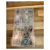 AB Glass Crystal Rhinestones - Multi Shapes - 20 different shapes - 1400pcs big shapes with 4000pcs round shapes rhinestone for nails art design