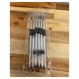 Therapy Pen Crystal Pen Paint Pen Silicone Pen Spot Drill Pen Brush Nail Painting Tool Set Light(White-Fruit peach5)