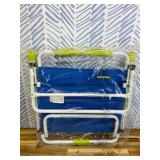 SunnyFeel Low Folding Beach Chair for Adults, Lightweight Beach Chair, Portable Camping Sand Chairs with Hard Armrest, Supports 300lbs for Beach Lawn Concert