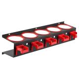 MOLIGOU Spray Bottle Storage Rack, Wall Mount Bottle Organizer Car Detailing, Spray Bottle Holder