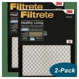 Filtrate Ultrafine Particle Reduction AC Furnace Air Filter, MPR 2800, 16 x 25 x 1-Inches, 2-Pack
